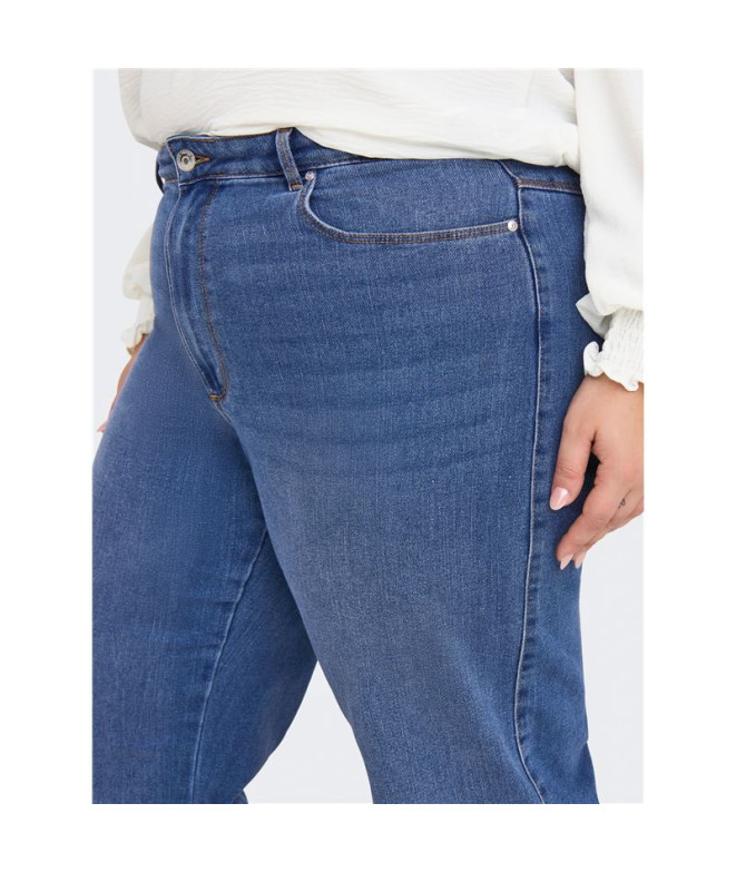 Pantalón Only Carsnow Hw Wide Dnm Jeans Pim Mbd...