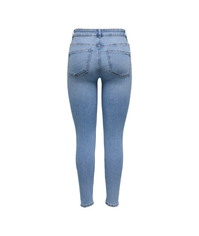 Calça Only Jdymoon Hw Skinny Jeans Medbluednm...
