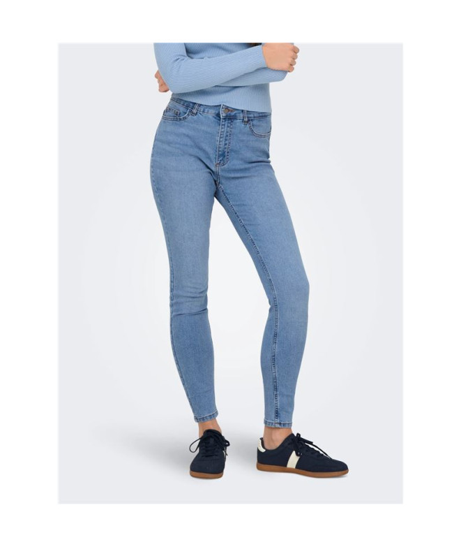 Calça Only Jdymoon Hw Skinny Jeans Medbluednm...