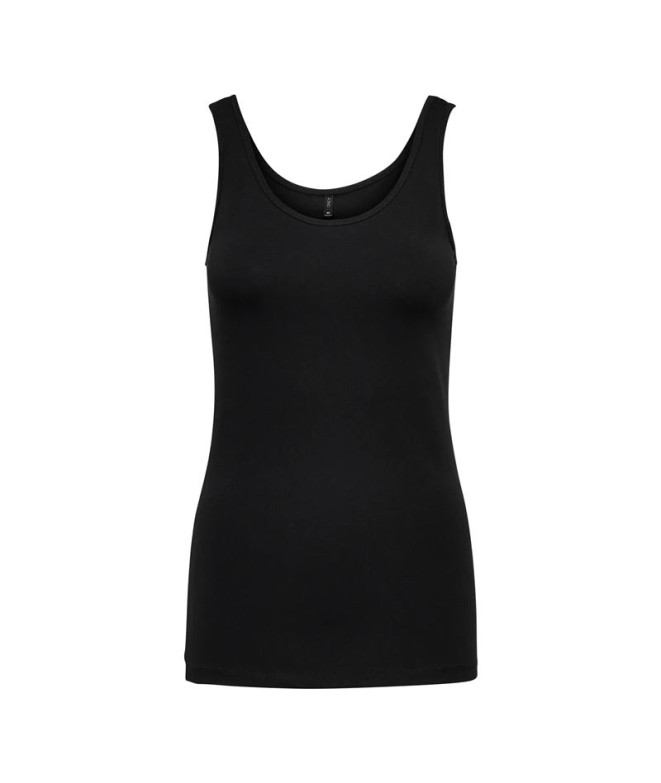 Camiseta Only Koglive Love Life S/L Tank Noos Niña Negro