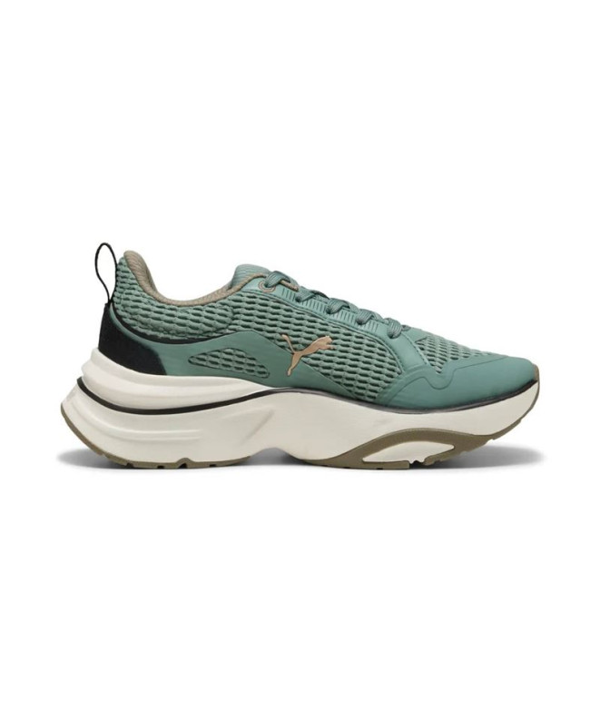 Zapatillas de Running Puma Softride Divine ,Green Moon Warm, Mujer