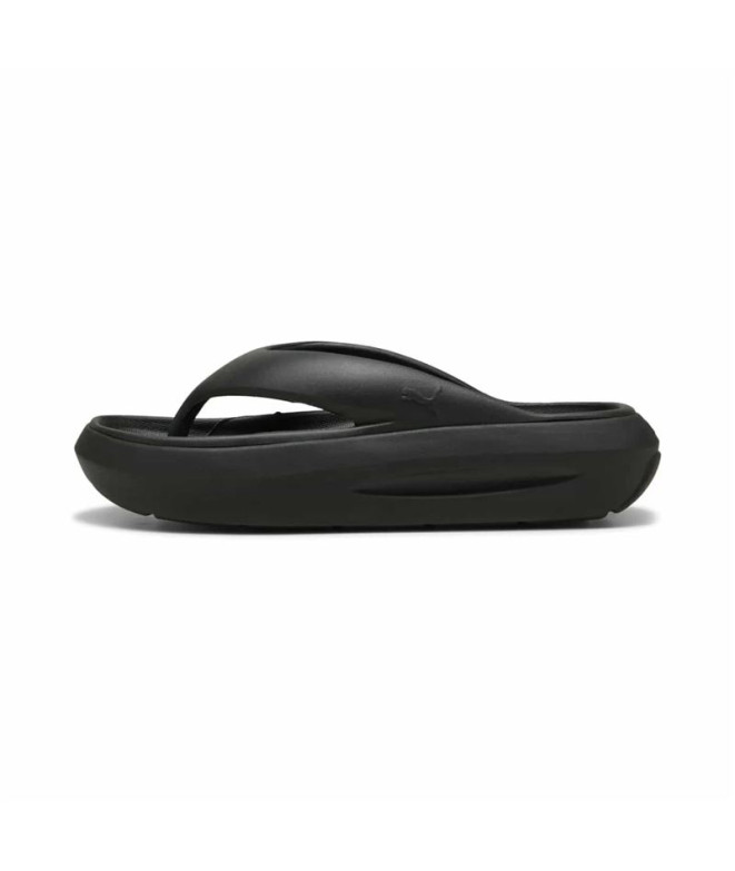 Chanclas Puma Flatter Flip, Black, Mujer