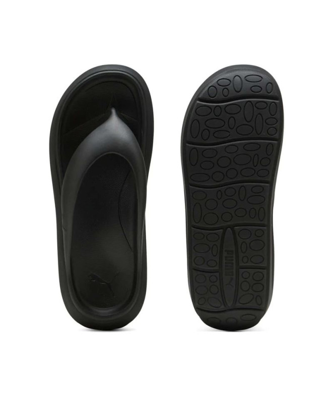 Chanclas Puma Flatter Flip, Black, Mujer