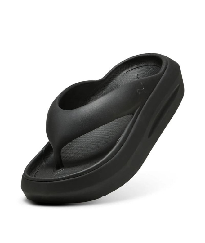 Chanclas Puma Flatter Flip, Black, Mujer
