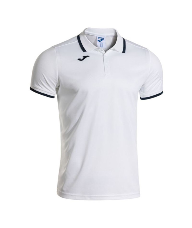 Polo Joma Combi Premium Blanco Dark Navy Niño