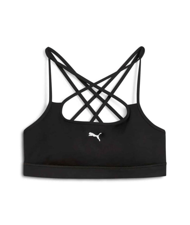 Sujetador deportivo de Fitness Puma Move Strappy Bra, Black Mujer