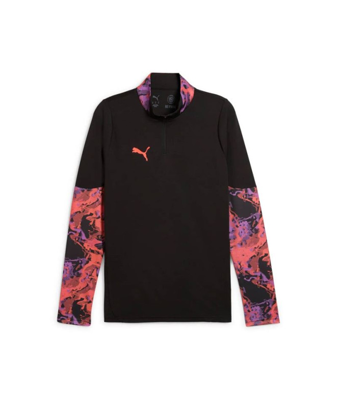 Chaqueta de Fútbol Puma Individualcup 1/4 Zi, Black, Hombre