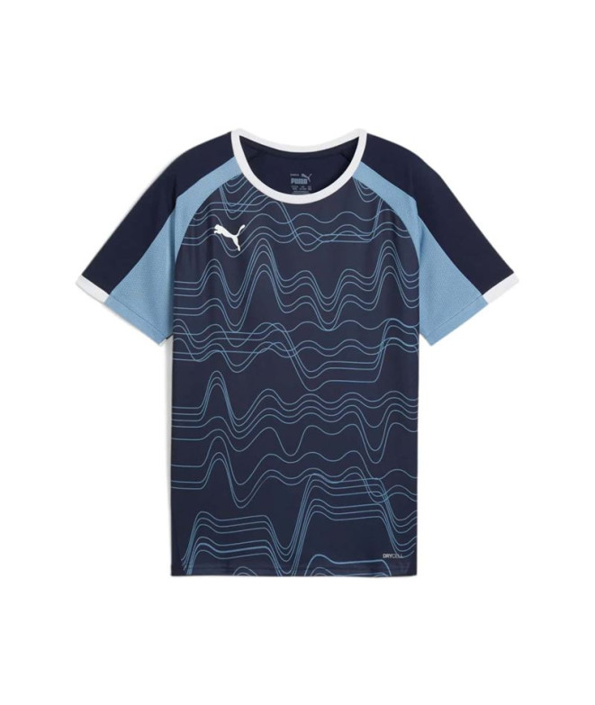 Sudadera de Fútbol Puma Individualliga Graph, Navy Ze, Niño