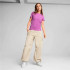 Camiseta Puma Essentials ElevatedWild Berry Mulher