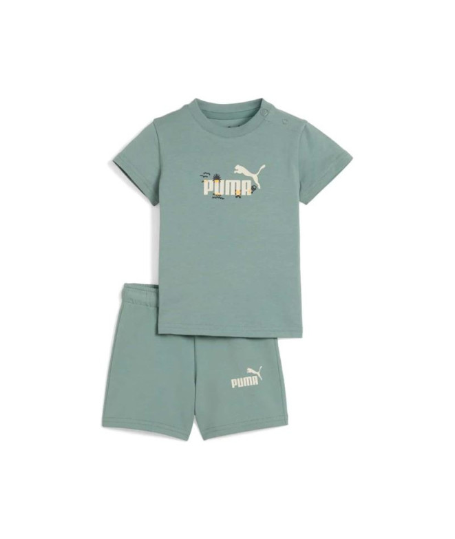 Chándal Puma Minicats Sandy Adven,Green Moon, Bebés