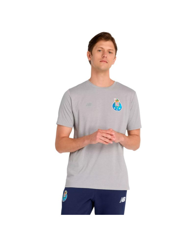 Camiseta de Futebol New Balance FC Porto Graphic Heathertech Homem