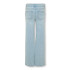 Calça Only Kogjuicy Life Wide Leg Dnm Dia547 Noos Menina Light Azul Denim