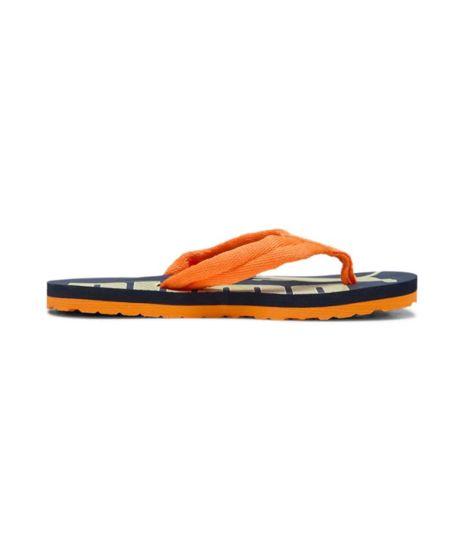Chanclas Puma Epic Flip V2 Ps,Orange Glo New Navy, Niño