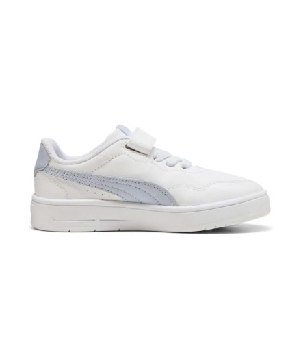 Chaussures Puma Court Lally Ac+ Ps, Blanc Cool, Fille
