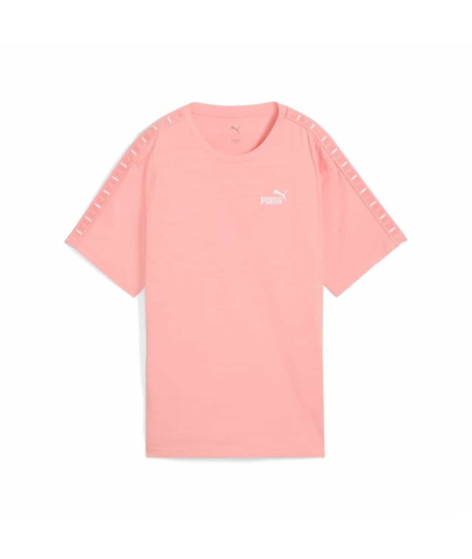Camiseta Puma Essentials Tape RelaxedPink Fruit Mujer