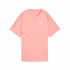 Camiseta Puma Essentials Tape RelaxedPink Fruit Mujer