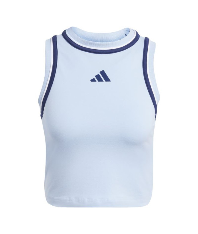 Camiseta adidas Cb Cro Tk Mulher Azul