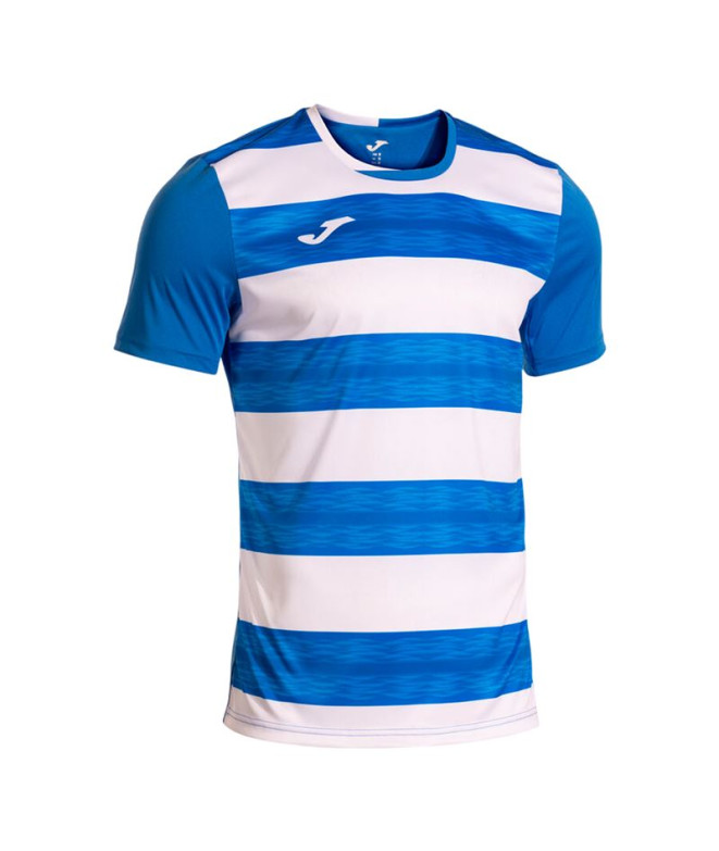 Camiseta Joma Europa Vi Royal Blanco Niño