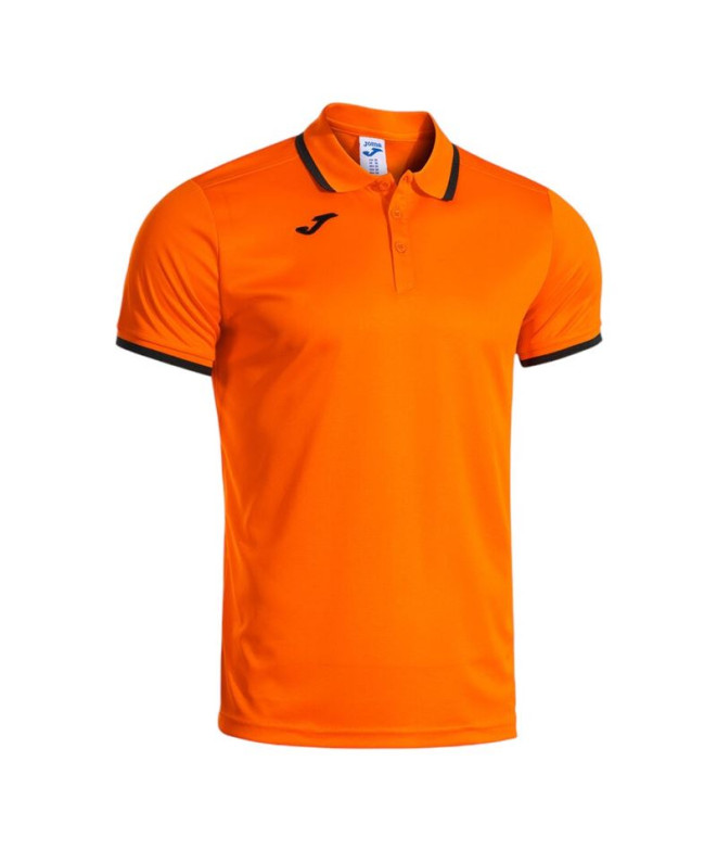 Polo Joma Combi Premium Naranja Negro Hombre