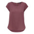 Camiseta Only Onlvic S/S Solid Noos Mujer Rosa Marrón