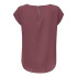 Camiseta Only Onlvic S/S Solid Noos Mujer Rosa Marrón