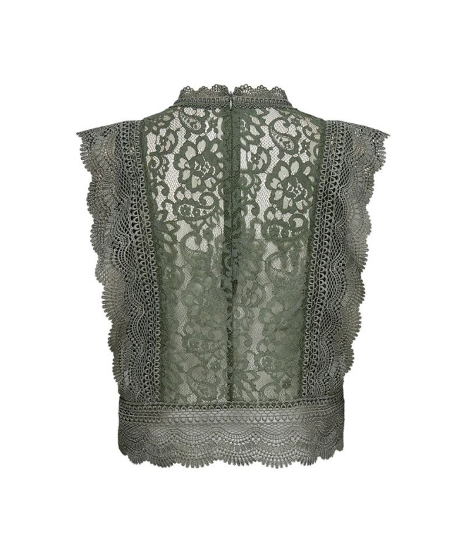 Camiseta Only Onlkaro S/L Lace Noos Mujer Kalamata