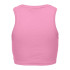 Camiseta Only Onlvilma S/L Cropped Tank Noos Mujer Begonia Rosa