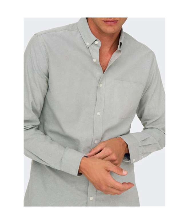 Camisa Only & Sons Onsalvaro Slim Ls Oxford...