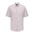 Camisa Only & Sons Onscaiden Life Ss Solid Linen Noos Hombre Nirvana