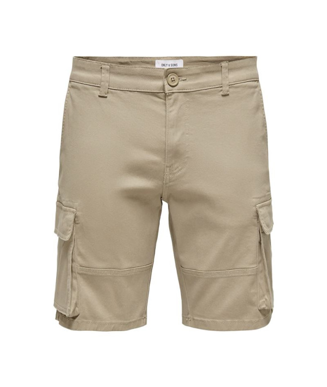 Pantalón Only & Sons Onscam Stage Cargo 6689 Life Noos Hombre Chinchilla