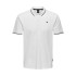 Camiseta Only & Sons Onsfletcher Life Slim Ss Polo Hombre Bright Blanco