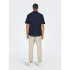 Camisa Only & Sons Onscaiden Life Ss Solid Resort Linennoos Homem Noite Céu