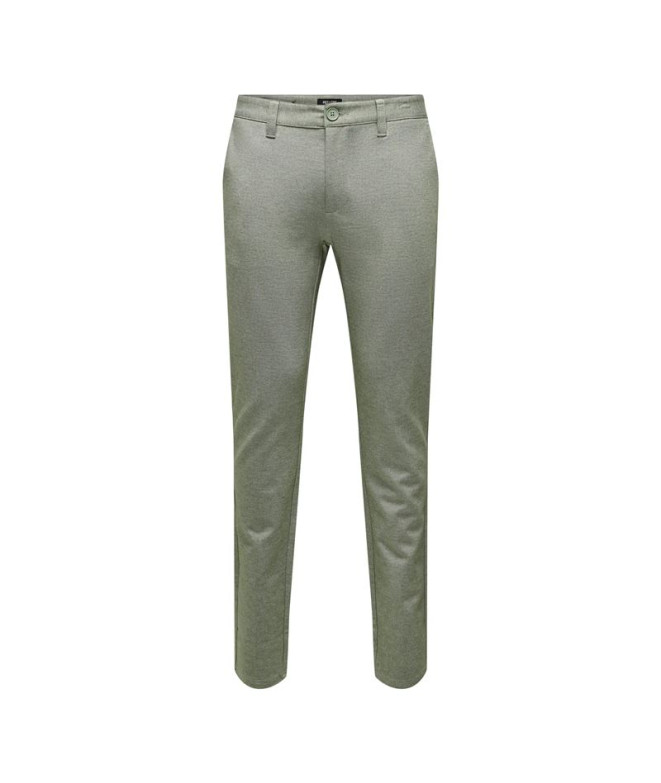 Calça Only & Sons Onsmark Slim Tap 0209 Melange Noos Homem Olive Night