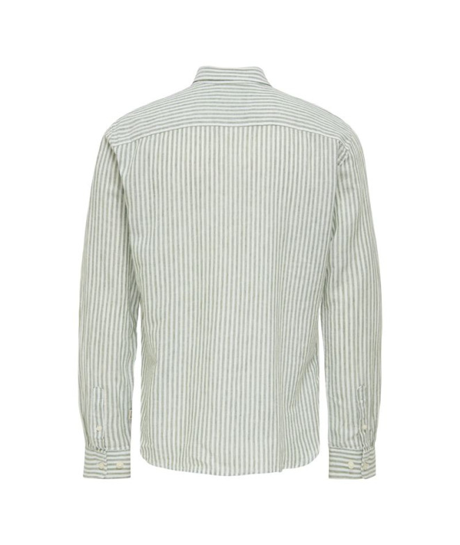 Chemise Only & Sons Onscaiden Life Ls Stripe...