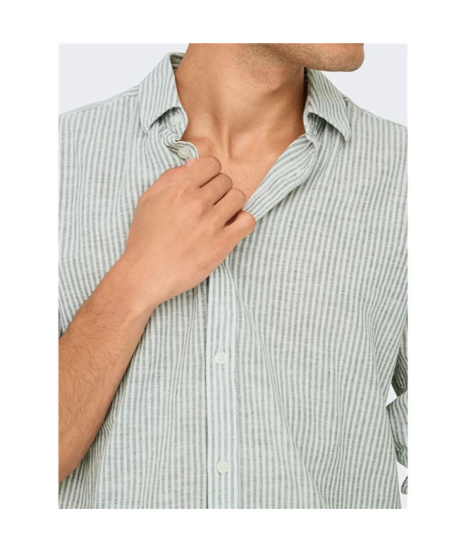 Chemise Only & Sons Onscaiden Life Ls Stripe...