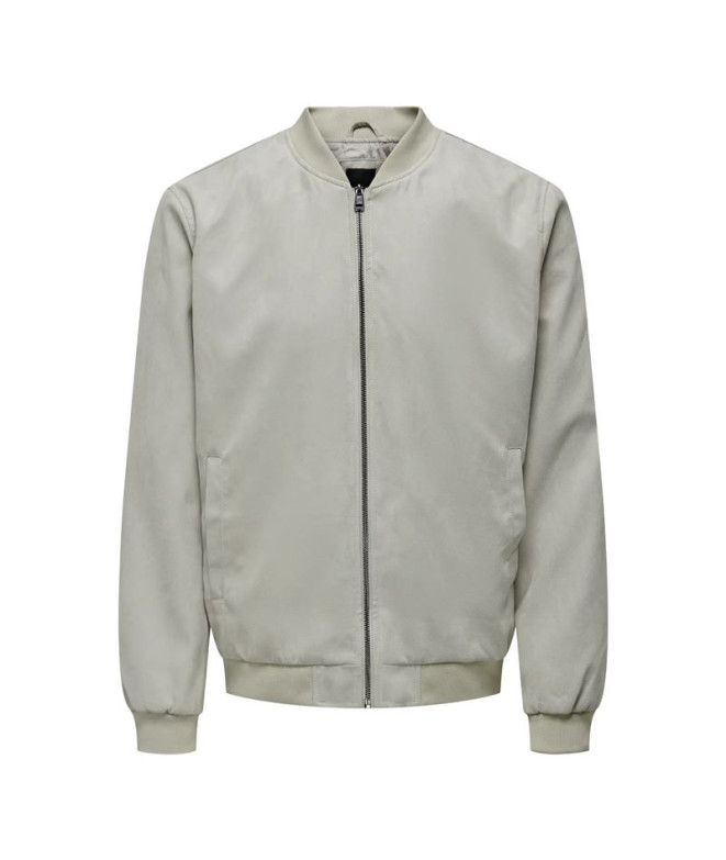 Chaqueta Only & Sons Onslucas Fake Suede Otw Noos Hombre Vapor Azul