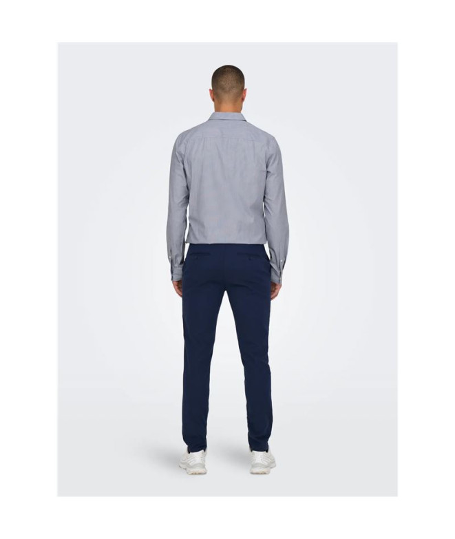 Pantalón Only & Sons Onsmark Pete Slim Dobby...