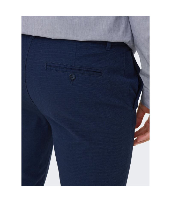 Pantalón Only & Sons Onsmark Pete Slim Dobby...