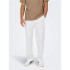 Calça Only & Sons Onssinus Loose 0007 Cot Lin Noos Homem Bright Branco
