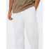 Calça Only & Sons Onssinus Loose 0007 Cot Lin Noos Homem Bright Branco