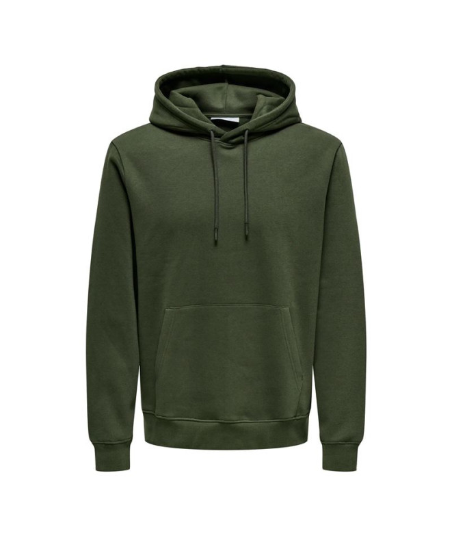 Sudadera Only & Sons Onsconnor Reg sweat Noos Hombre Rosin