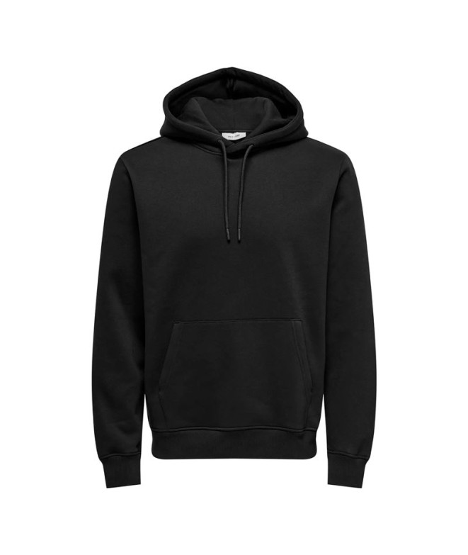 Sudadera Only & Sons Onsconnor Reg ie Noos Hombre Negro
