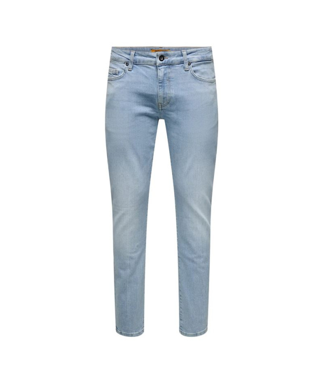 Pantalón Only & Sons Onsloom Slim Jax Lb 9240 A14 Dnm Hombre Light Blue Denim