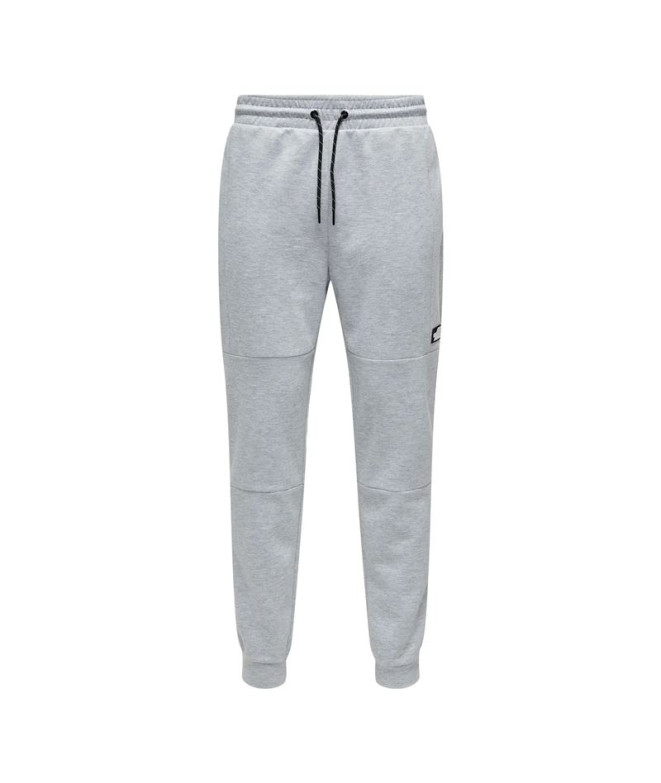 Pantalón Only & Sons Onsliam Reg s Tracksuit Noos Hombre Light Gris Melange