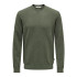 Camiseta Only & Sons Onsloui Reg 12 Mel Crew Knit Hombre Castor Gris