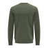 Camiseta Only & Sons Onsloui Reg 12 Mel Crew Knit Hombre Castor Gris