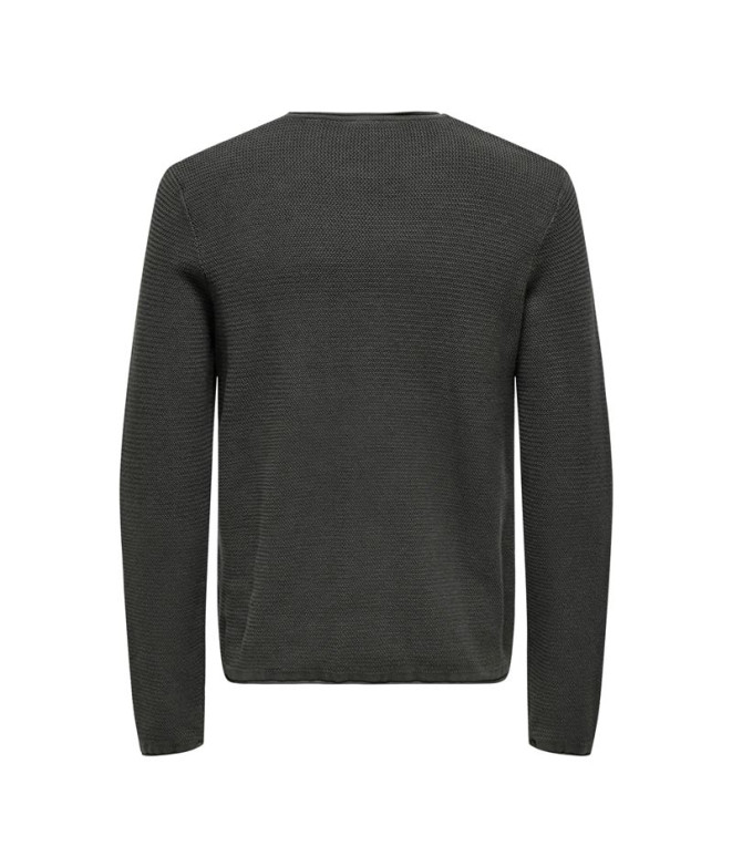 Camiseta Only & Sons Onseric Reg 12 Struc Crew...