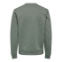 Moletom Only & Sons Onscurated Reg Crew Neck Noos Homem Castor Cinza