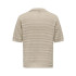 Polo Only & Sons Onsgrayson Ds 5 Chochet Polo Knit Noos Homem Silver Lining