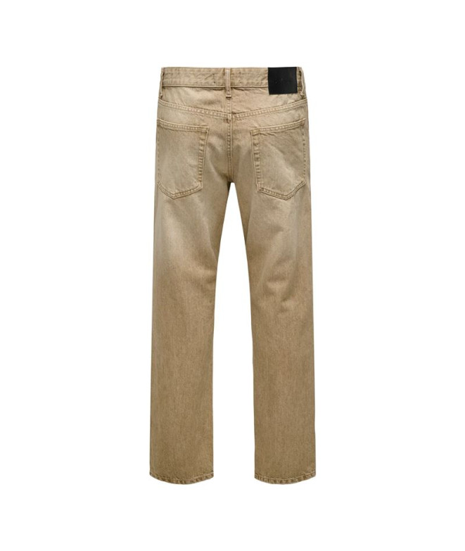 Pantalón Only & Sons Onsedge Straight Beige...